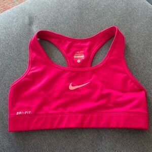 Nike pink sports bra